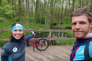 CZYSTE MAZURY: Beata i Bartek na nidzickiej trasie