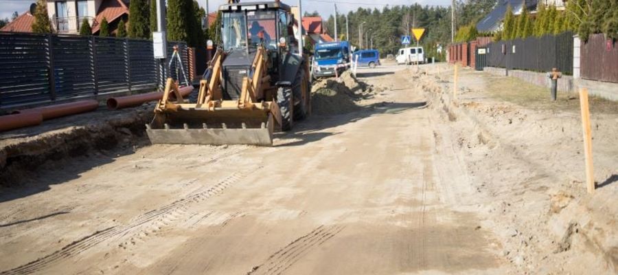 W chwili trwa przebudowa jednocześnie kilku ulic na Osiedlu „Reganówek”