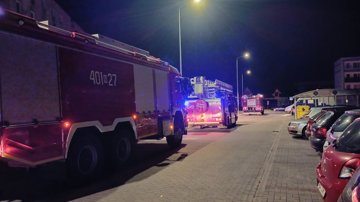 Zespół Straży Pożarnej interweniował około godziny 1 w nocy z środy na czwartek