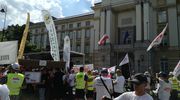 Olsztyńska Solidarność protestowała w Warszawie [AKTUALIZACJA 16.30][ZDJĘCIA]