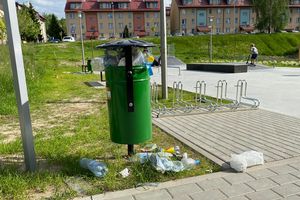 Skatepark w Lubawie tonie w śmieciach [ZDJĘCIA]