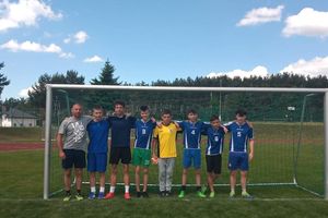
Trzecie miejsce zawodników nowomiejskiej "Dwójki" na Igrzyskach Młodzieży Szkolnej w Piłkę Nożną w Rybnie
