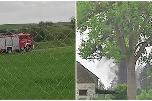 Palą się domki wędkarskie nad jeziorem Skarlińskim