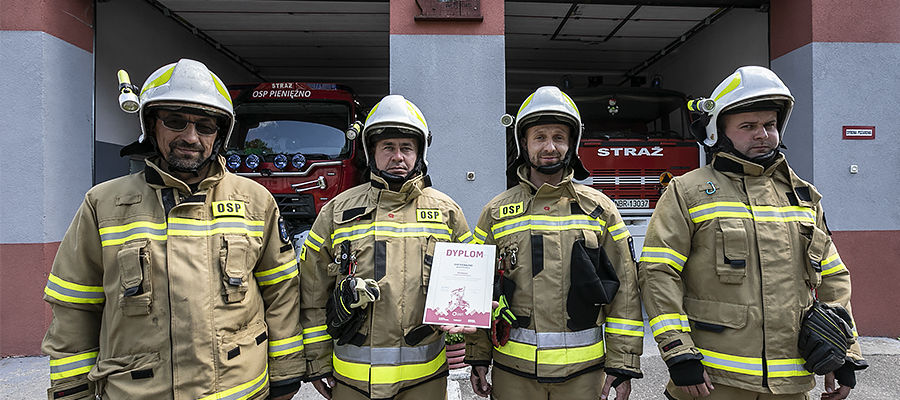 Ochotnicza Straż Pożarna w Pieniężnie zajęła trzecie miejsce w naszym plebiscycie na Najpopularniejszą Jednostkę OSP powiatu braniewskiego