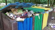 FOTOMIGAWKA: Góra śmieci na parkingu leśnym