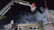 Pożar domu wielorodzinnego w Kantowie! [ZDJĘCIA] Ewakuowano cztery rodziny