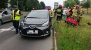 Kierowca chciał przepuścić pieszego na pasach w Olsztynie. Sam o mało nie stracił życia