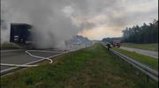 Pożar na trasie Warszawa-Gdańsk 