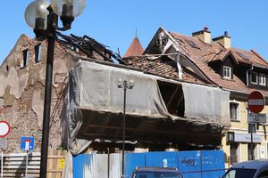 Co się dzieje ze spaloną kamienicą przy Okopowej w Olsztynie?