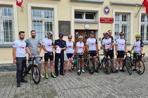 Świętują na rowerach. Policyjny Rajd Rowerowy był także w powiecie nowomiejskim 