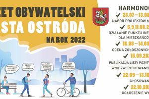 500 tysięcy do podziału z budżetu obywatelskiego Ostródy 