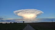 Nietypowa chmura nad Olsztynem [ZDJĘCIA]