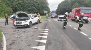 Zderzenie samochodów na DK15 między Ostródą a Lubawą