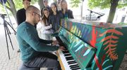 Zagraj na pianinie w centrum Olsztyna. Trwa Open Piano