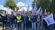 Blokada DK15 w Sampławie. Trwa 24 godzinny protest rolników [VIDEO, FOTO]