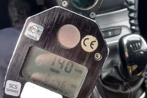 Pędził przez Rzęgnowo 140 km na godzinę