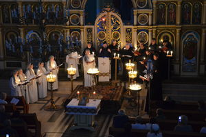 Schola Wegajty opowiedziała w cerkwi historię jawnogrzesznicy