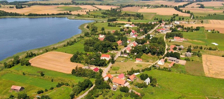 Panorama wsi Węgielsztyn