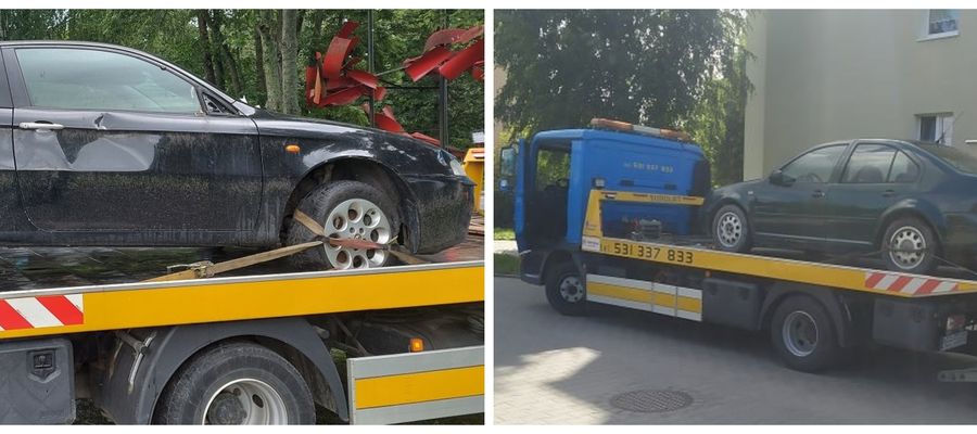 Dwa pojazdy zostały usunięte z ulic Elbląga