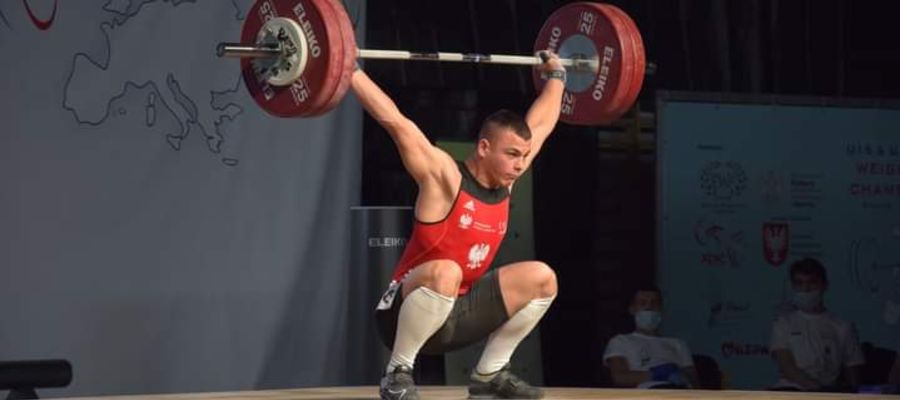 Michał w rwaniu na 135 kg