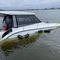 Na jeziorze Niegocin w Giżycku wywrócił się houseboat