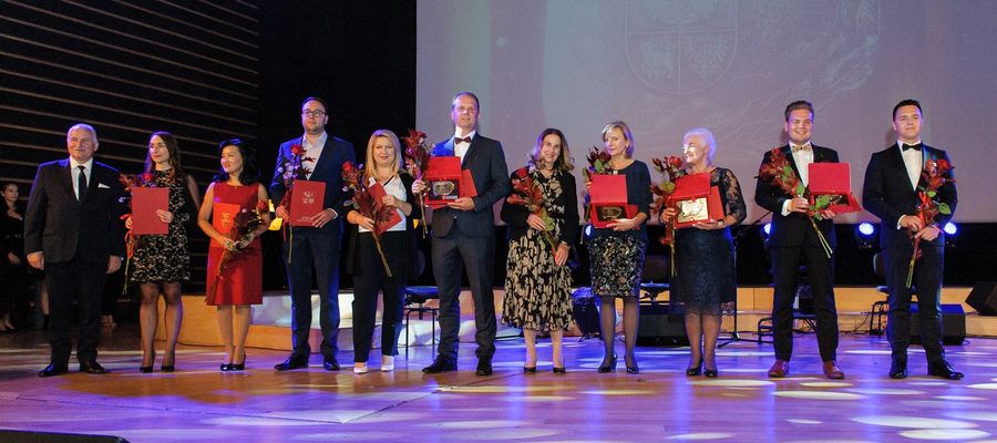 Gala wręczenia Laurów marszałka województwa warmińsko-mazurskiego "Najlepszym z Najlepszych"