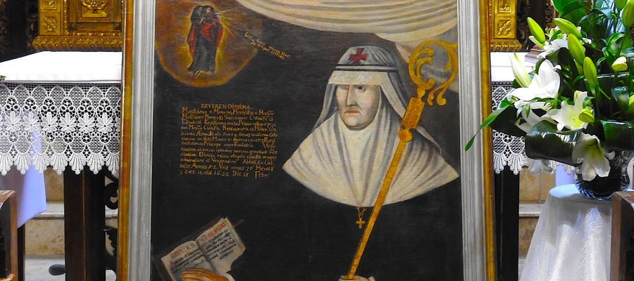 Portret Magdaleny Mortęskiej z kościoła na terenie klasztoru Szarytek w Chełmnie