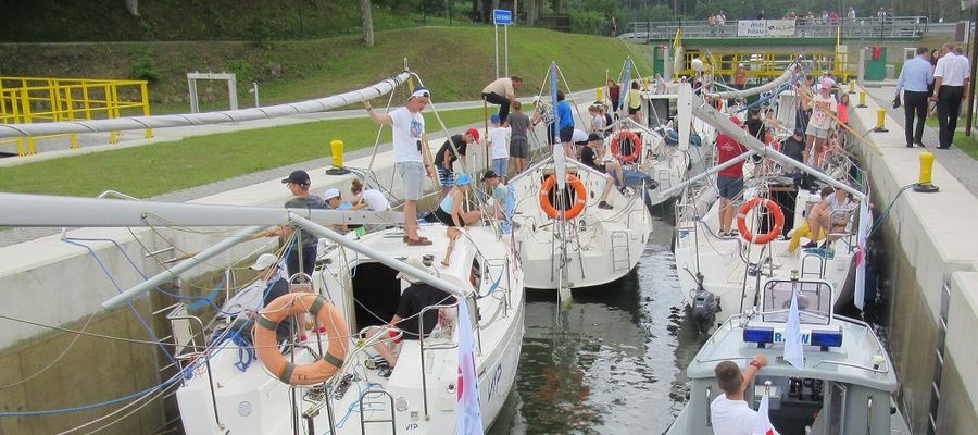 Do tej pory przez śluzę Guzianka II przeprawiło się ponad 12 tysięcy jednostek pływających