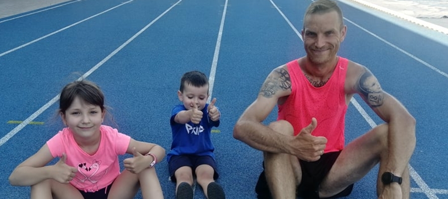 Hania, Filip i Rafał - wspólne starty i treningi to świetny sposób na rodzinne spędzanie czasu
