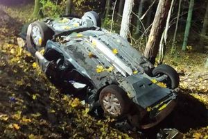 Tragedia na trasie Ukta-Mikołajki. Kierowca Renault zginął na miejscu 