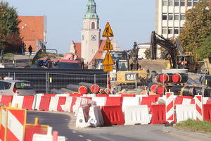 Ruszyła budowa w centrum Olsztyna. Przed nami korki, nerwy i wykopy