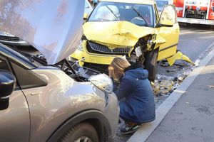 Dwa groźne zdarzenia drogowe w Olsztynie