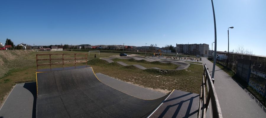 W Kurzętniku, koło Nowego Miasta Lubawskiego powstał pumptrack o długości 150m wraz z mini rampą