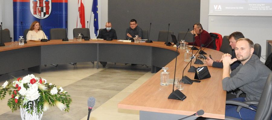 Posiedzenie komisji budżetowej Rady Miejskiej w Olecku