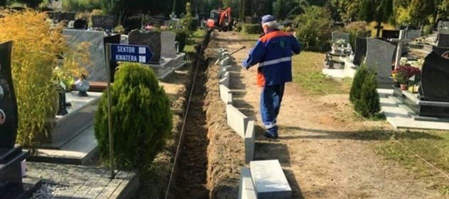 Prace na nidzickim cmentarzu już się rozpoczęły