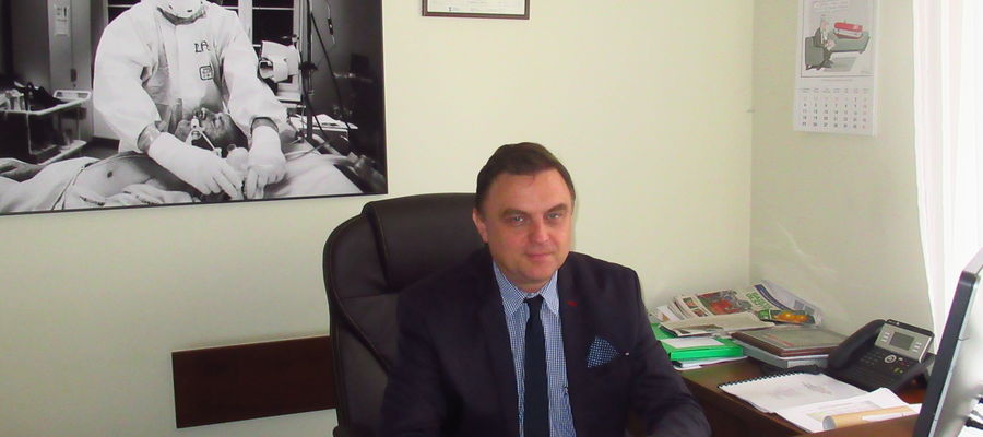 Maciej Kamiński, pełniący obowiązki dyrektora Uniwersyteckiego Szpitala Klinicznego w Olsztynie
