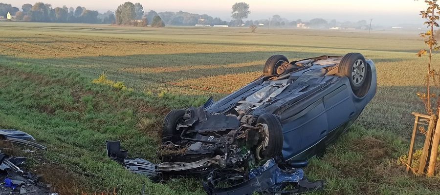 Dwie osoby zostały ranne w wypadku w Wiśniewie