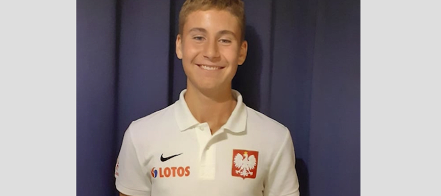 Iławianin Wojciech Madej w sierpniu tego roku był na zgrupowaniu kadry narodowej U-15