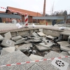Kierowca zniszczył fontannę, miasto płaci za naprawę