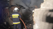 Budynek w Sępopolu stanął w ogniu