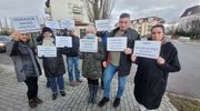 Trwa protest na Iwaszkiewicza [LIVE]