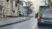Pożar samochodu w centrum miasta