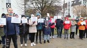 Mieszkańcy z bloków przy ul. Iwaszkiewicza protestowali dzisiaj 6 listopada 
