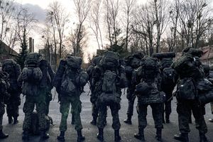 Żołnierze WOT z naszego terenu na granicy polsko - białoruskiej 