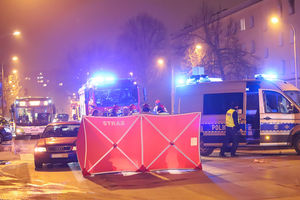 Na ulicy Dworcowej w Olsztynie kierowca audi potrącił pieszą