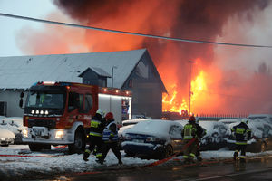 Straty po pożarze przy ul. Jagiellońskiej w Olsztynie wyceniono na około 800 tysięcy złotych