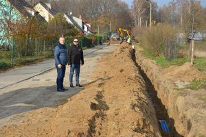 Budowa sieci wodociągowej na finiszu