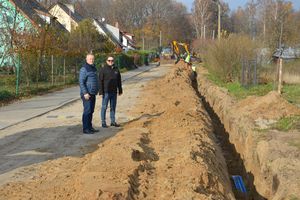 Budowa sieci wodociągowej na finiszu