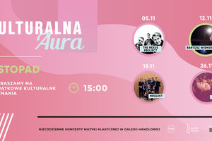 Powraca cykl „Kulturalna Aura”, czyli muzyka klasyczna na żywo w galerii w centrum Olsztyna