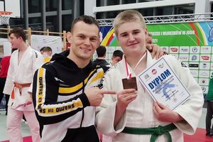 Olaf Płatek brązowym medalistą Mistrzostw Polski Młodzików w Judo